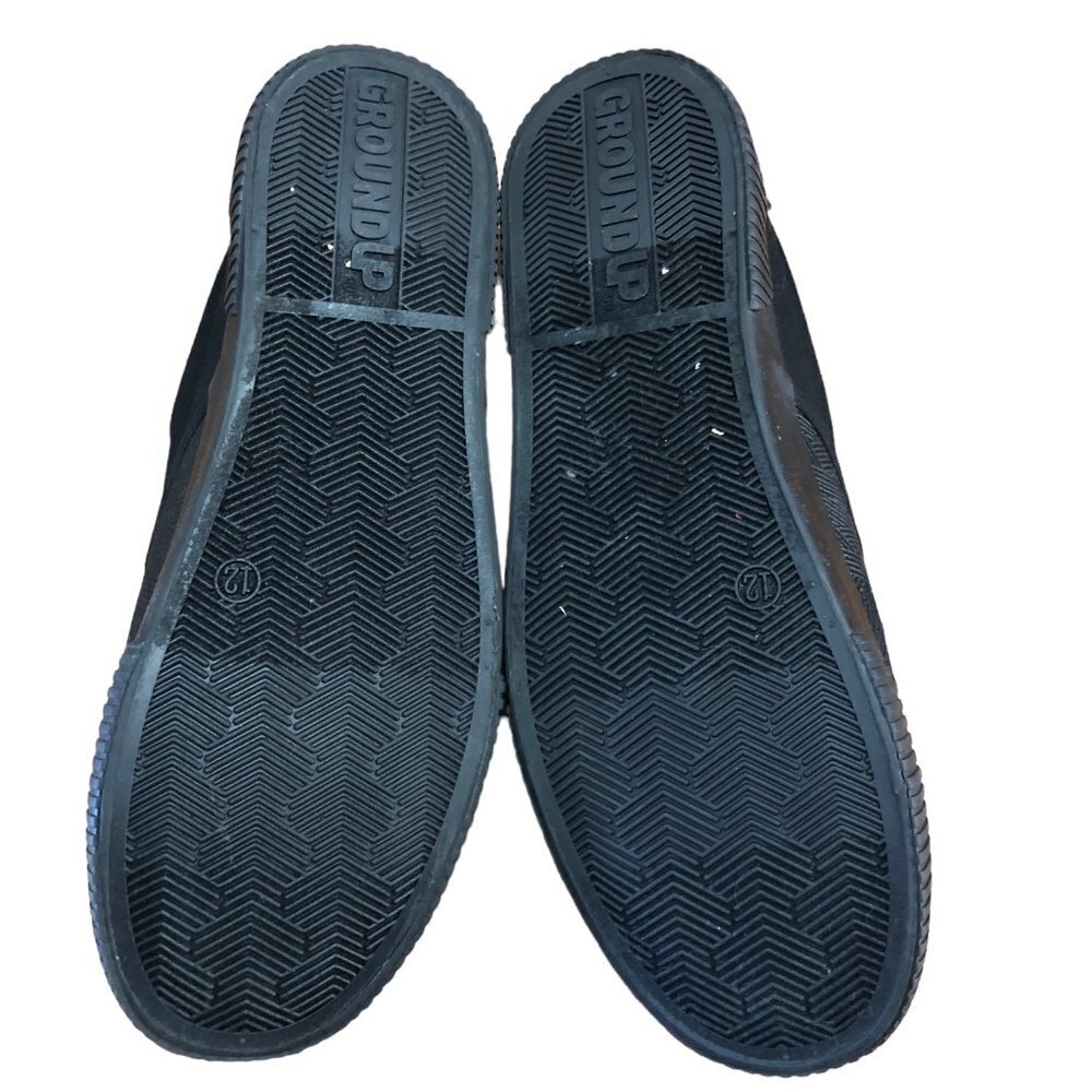 Marvel Black Panther Sneakers Low Top Slip On Black Athleisure Mens 12 - Picture 9 of 10